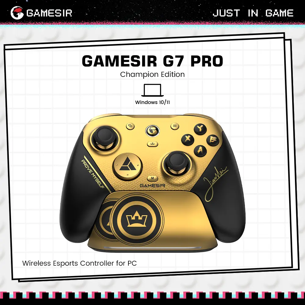 GameSir G7 Pro 8K PC-Champion Edition. Wireless Esports Controller for PC