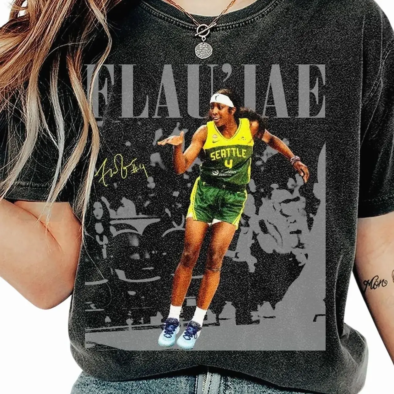 Flau'Jae Seattle Women Basketball Vintage Shirt Cotton