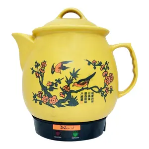 Narita 3.79L Ceramic Casserole Pot for Traditional Chinese Medicine, Herbal Decoction, Stewing - NSF Certified, 1-Year Manufacturer Warranty