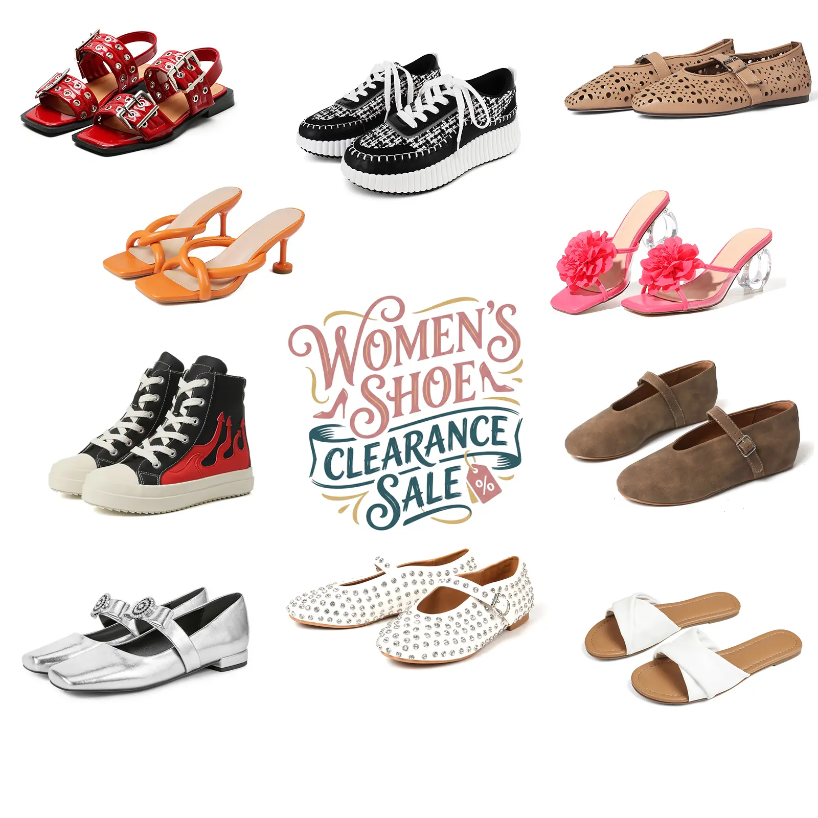 CYNLLIO Final Clearance Sale Womens Shoes Last Chance Versatile Fashionable Styles Comfy Sneakers Flats Heels Combat Boot Summer Shoe