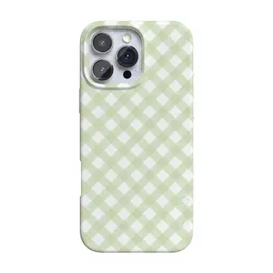 Casely iPhone 16 Pro Case | Sunday Best | Mint Lattice | Compatible with MagSafe | Classic Ultra Thin Design