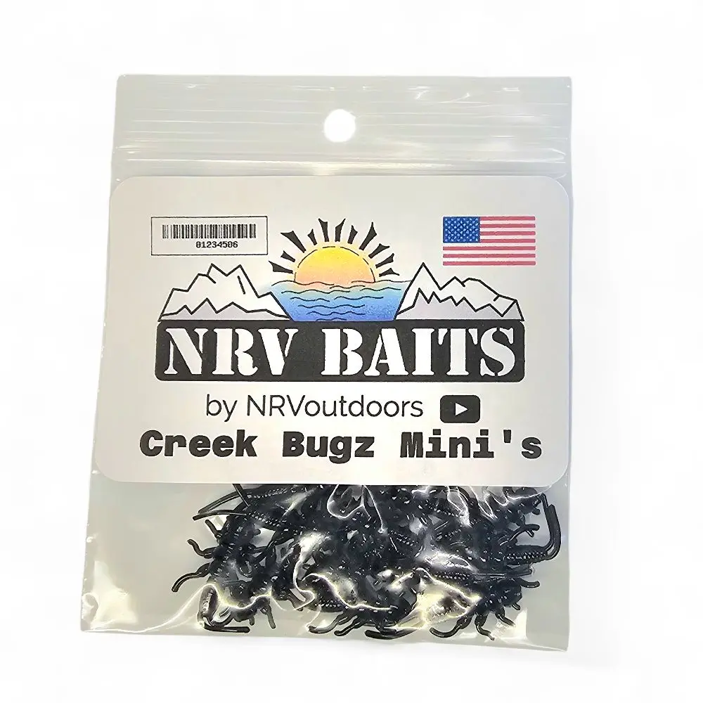 NRV Baits: Creek Bugz Mini's NRV Baits: Creek Bugz Mini's