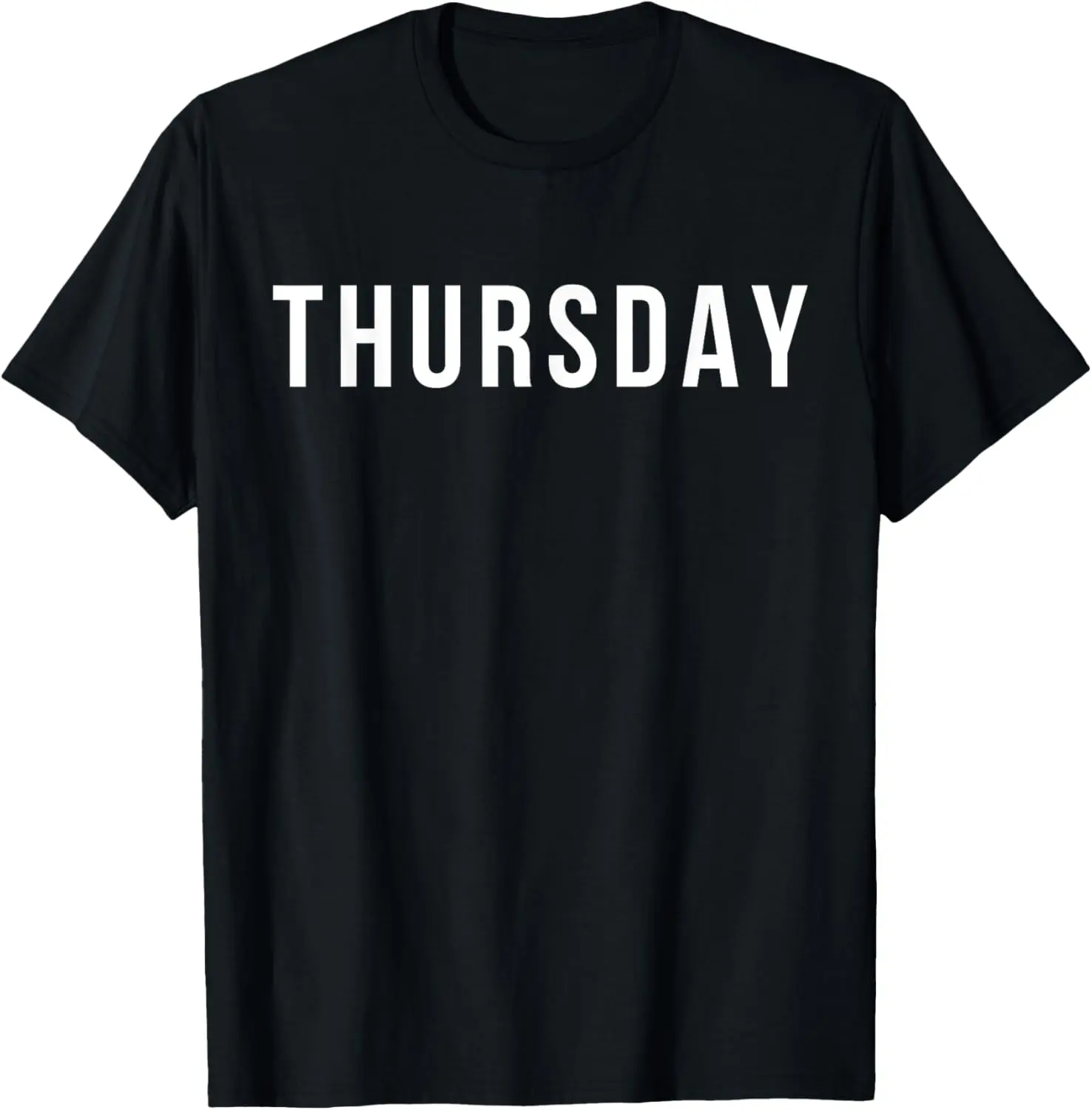 Women's 100% Cotton Short-Sleeve Vintage Distressed Graphic Thursday Tshirt - Everyday Streetwear Casual Clothes, Women's Tops