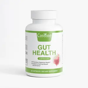 Coreone Gut Health Capsules - 60 Count, Organic Apple Cider Vinegar, Inulin, Lactobacillus Acidophilus, DigeZyme for Digestive Support & Overall Wellness