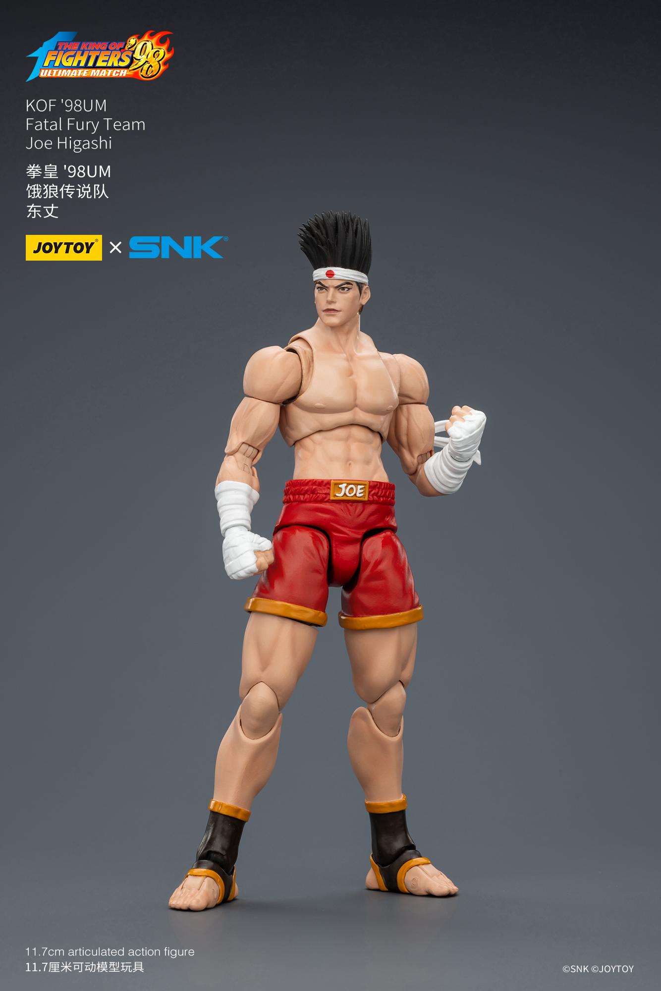 JOYTOY SNK 1/18 Action Figures KOF '98UM Fatal Fury Team Terry Bogard Andy Bogard Joe Higashi