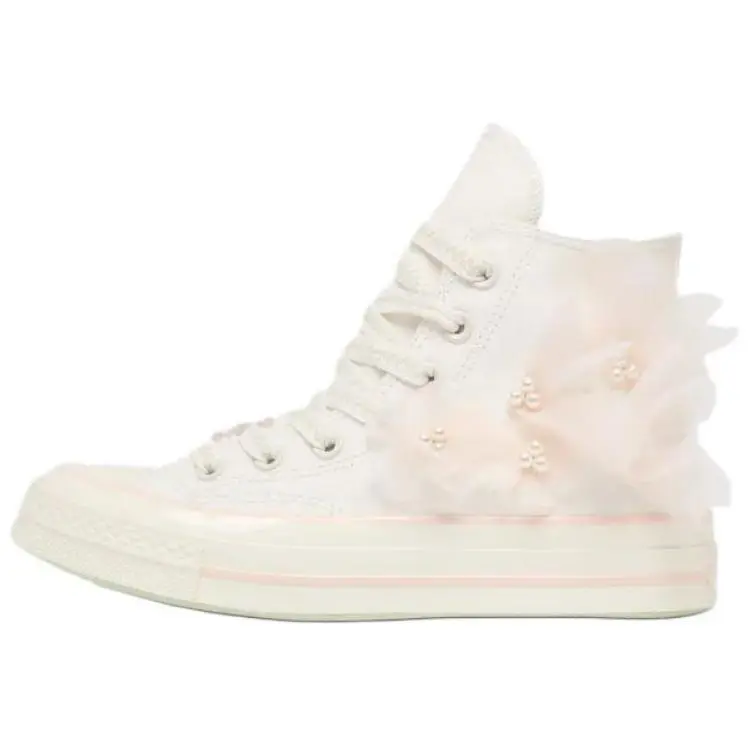 Converse 1970s Unisex Closed High-Top Canvas Walking Shoes - Soft, Durable Trainer for Casual Wear, Athletic Footwear, House White Official Maison Mihara Flats