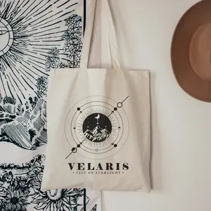 ACOTAR Velaris City of Starlight Tote Bag Sarah J Maas Library Book Bag Night Court of Dreamers Nightmares Rhysand