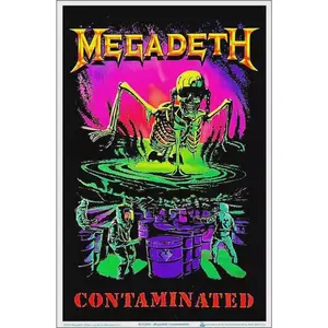 Contamination Blacklight Concert Poster