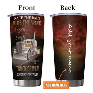 20oz Customizable Insulated Metal Travel Tumbler - Durable, Reusable Vacuum Flask, Hand Wash Only, Personalized with Your Name, Perfect Gift for Birthdays, Christmas, Flasks