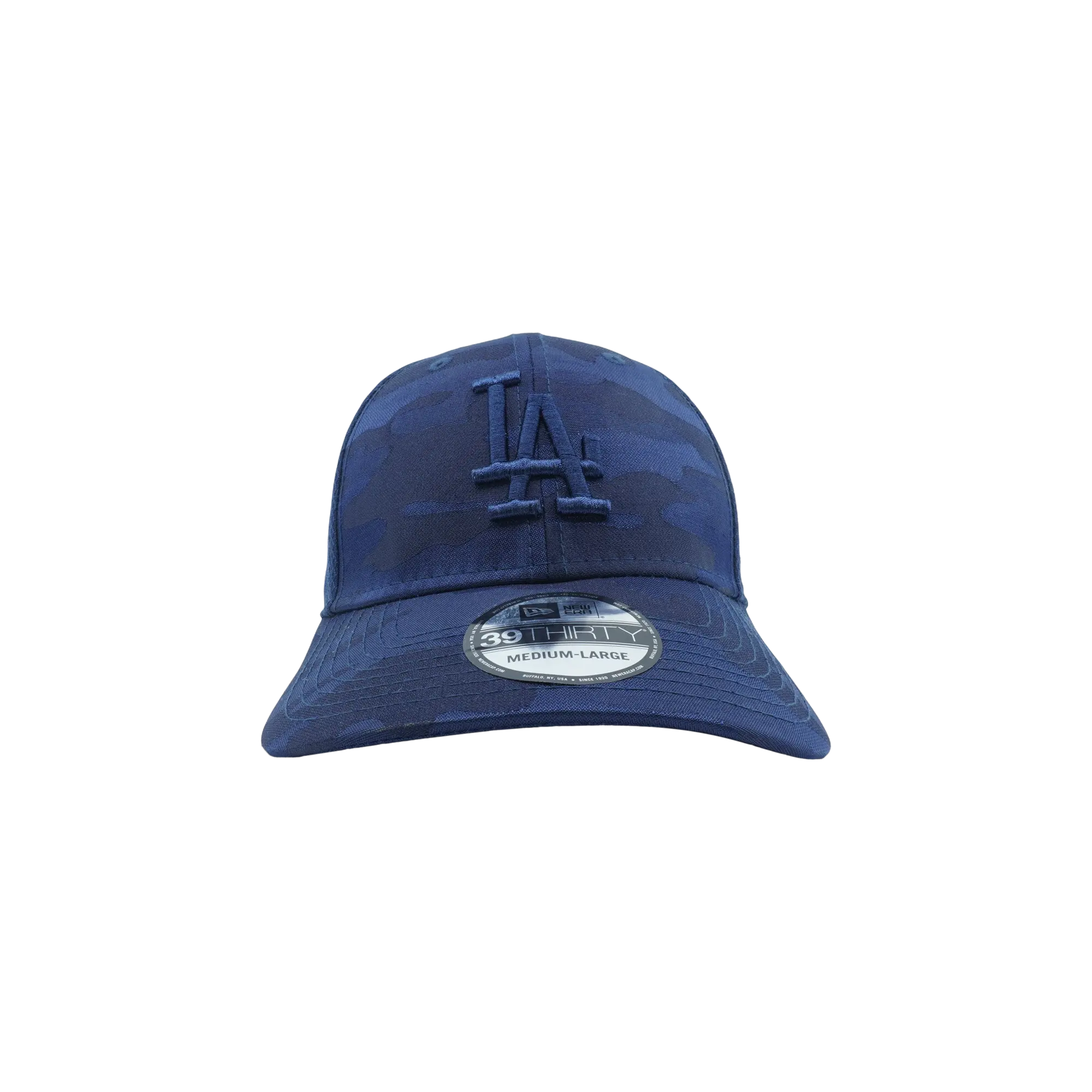 39THIRTY Los Angeles Dodgers Tonal Camo Stretch Fit Hat "Blue Camo" NE759