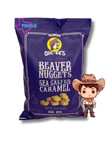 Buc-ee's Sea Salted Caramel Beaver Nuggets 10 oz. (283G) Snack Natural