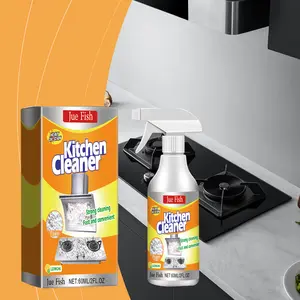 Household Kitchen Foam Cleaner, Heavy Grease & Oil Stain Remover for Range Hoods, Effective Home Cleaning Supply