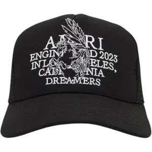 AMIRI Pegasus Trucker Hat Black