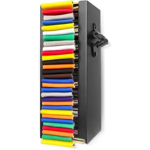 Metal Can Cooler Holder with Bottle Opener Wall Mount Compatible with Standard Can Cooler,  Sleeves Organizer and Dispenser, 12", Gifts for Dad