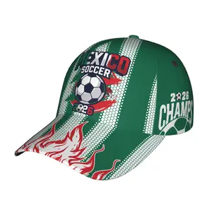 Mexico Soccer Adjustable Snapback Cap Featuring Perfect for Game Day, As a Gift for Fans Baseball Cap for Soccer, Lightweight&Adjustable, Unsiex Breathable And Comfortable