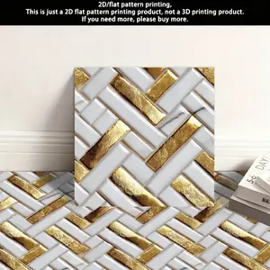 10PC, 2D plane, good-looking art pattern PVC floor sticker, self-adhesive floor art sticker, Decorative Floor Sticker, suitable for home bedroom living room kitchen floor decoration, to create a fashionable and durable mo