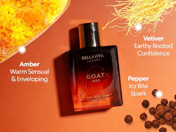 BellaVita Luxury The Authority Trio CEO Man White Oud and GOAT Eau De Parfum EDP Woody Musky and Fresh Scents Long Lasting Vegan and Cruelty Free Fragrances