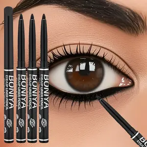 3pcs / Eyeliner Pencils, Waterproof, Sweatproof, Smudge-Proof, Easy Twist-Up, Long-Lasting, Smooth Application
