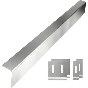 30" Slide-In Range Rear Filler Kit, Stainless Steel Stove Gap Filler Behind Range, Adjustable 1" or 2.25" Backguard Trim Kit, Easy Install Backsplash Gap Cover Compatible with 30" Ranges,