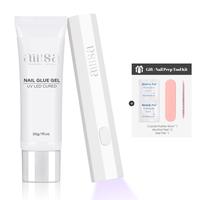 30g Nail Glue+White Handheld UV Light