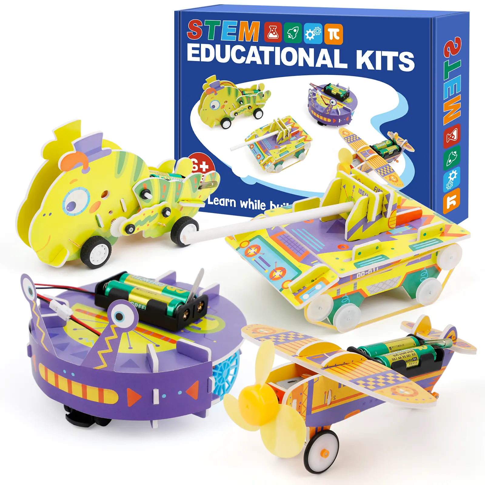 STEM Kits for Kids Ages 6-14 – Robot Building Toys, Science Experiments, Engineering Projects, DIY Assembly Construction Kits, Educational Gifts for Boys and Girls Age 8 9 10 11 12 13 14