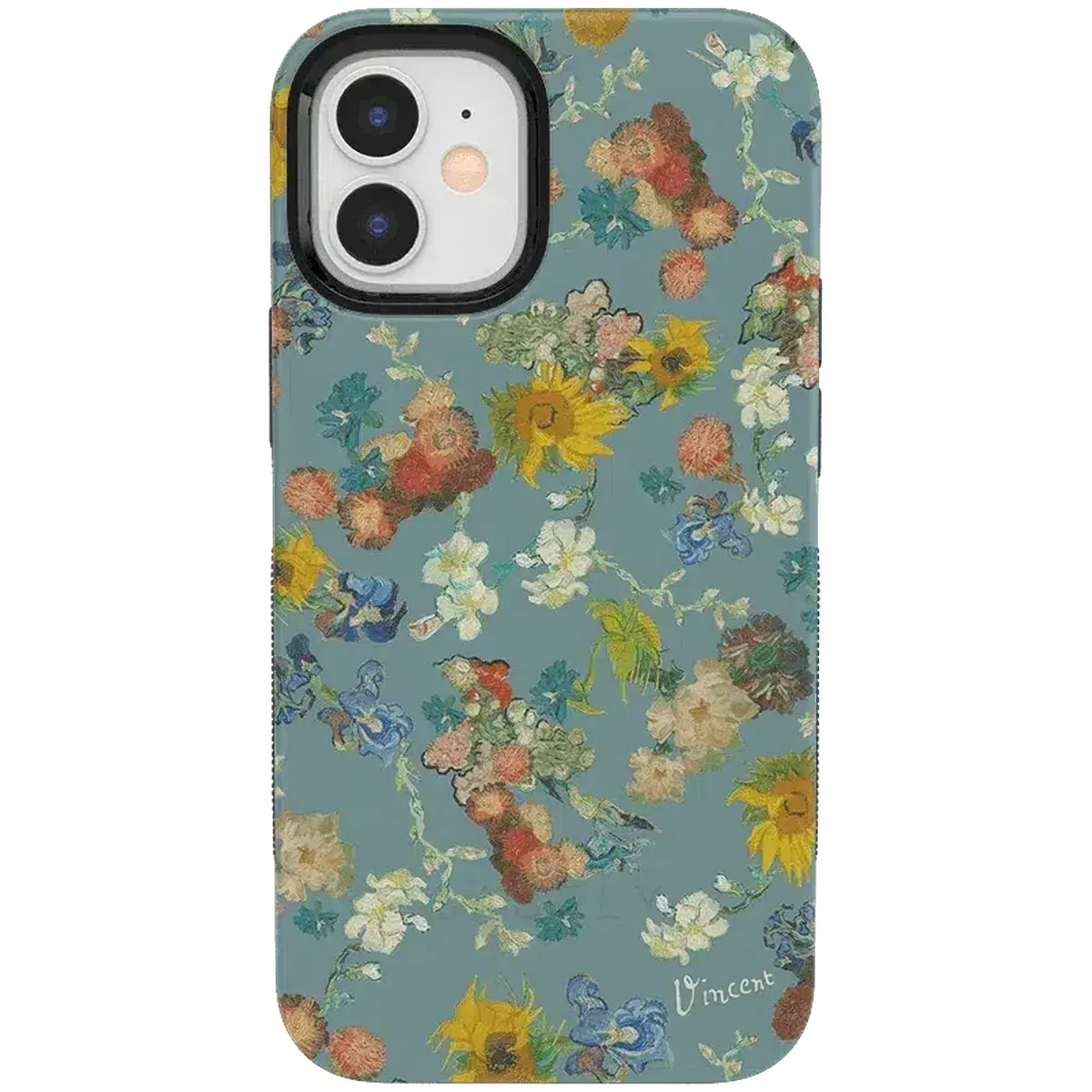 Casely iPhone 12/12 Pro Case | Van Gogh Museum | Vincent's Flowers | Bold Protective Design | Compatible with MagSafe