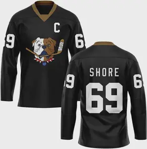 Shore Sudbury Blueberry Bulldogs Adult Fan Hockey Jerseys