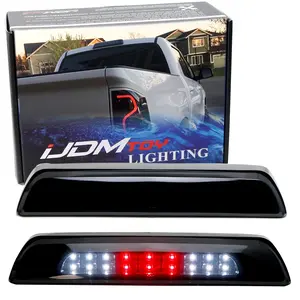 iJDMTOY Dark Smoked Lens Full LED High Mount Third Brake/Stop Light Assembly For 2007-2021 Toyota Tundra