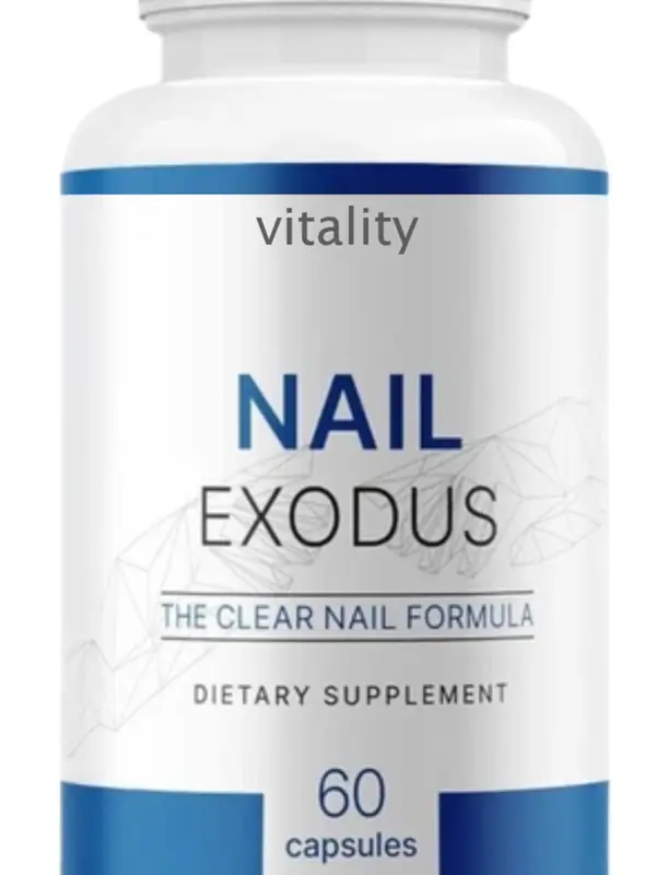 (2 Pack) Nail Exodus Capsules For Healthier Feet - Vitality Clear Nail Formula 120 Pills