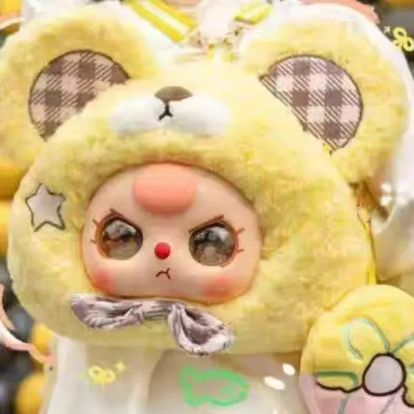 Bear Treasure Donut Backpack - Yellow（Secret probability 36/1）