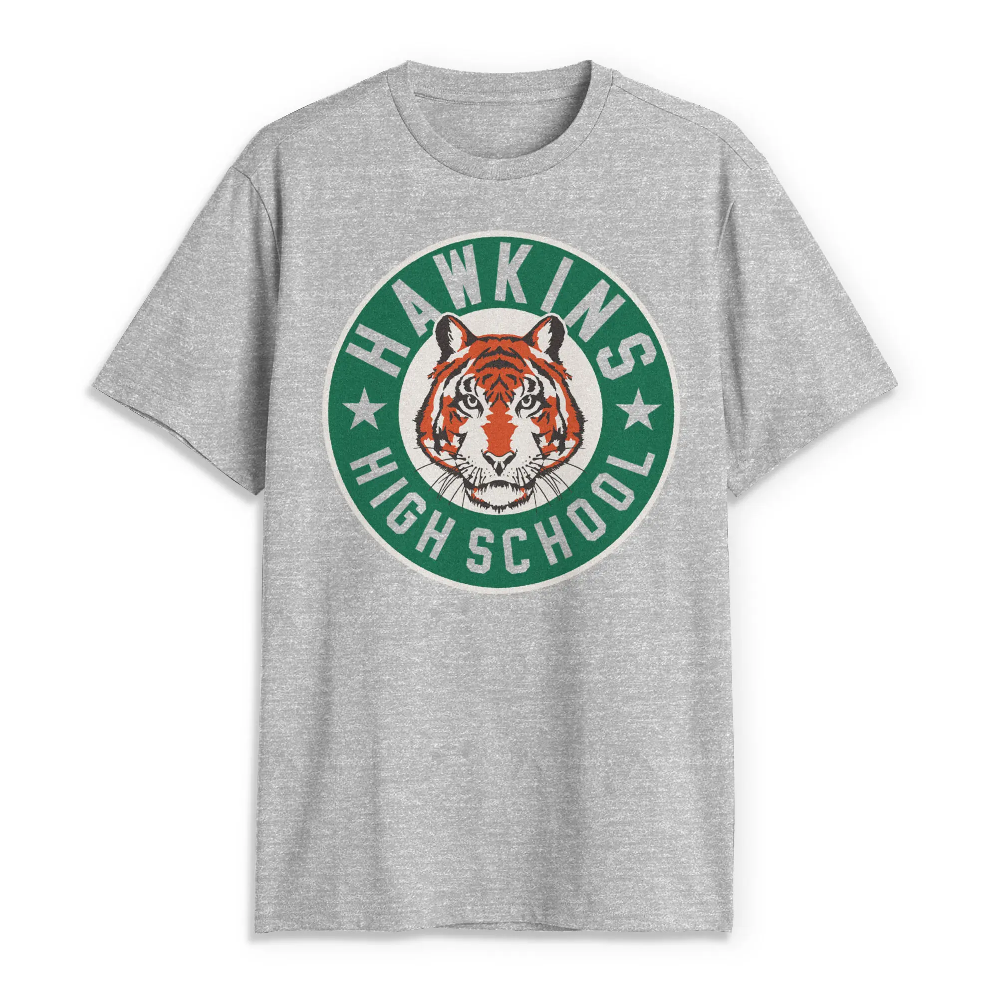 Men's Stranger Things Hawkins High School Tiger Mascot T-Shirt