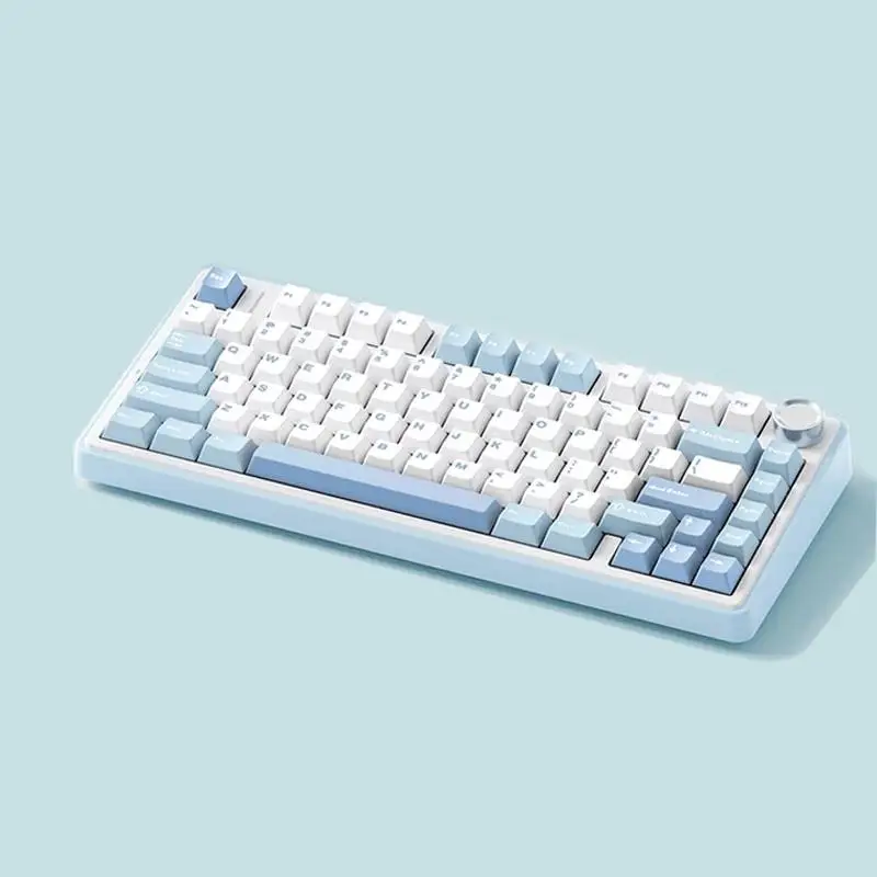 AULA F75 Wireless Keyboard Mechanical, USB Rechargeable keyboard, Durable 3 Mode Keyboard Gaming Keyboard, RGB Gasket Wireless Keyboard, Office Custom