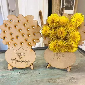 Rustic Flower Holder Wooden Stand