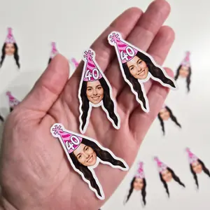 Women's Birthday Face Confetti, 50 pieces