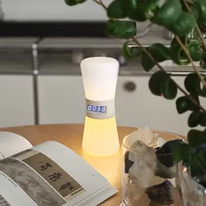 Bedside desk restaurant bar time hourglass charging LED desk lamp dining table timing timer