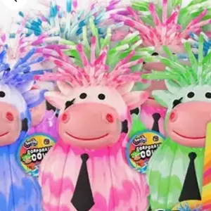Adorable corporate cow squishy stress relief toy colors vary