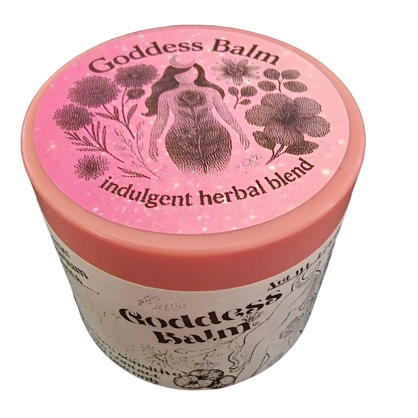 Goddess Balm - Botanical Skin Ritual with Calendula Gotu Kola Rose Hibiscus Passion Flower Colloidal Oatmeal Mimosa Wax for Smooth Hydrated Skin
