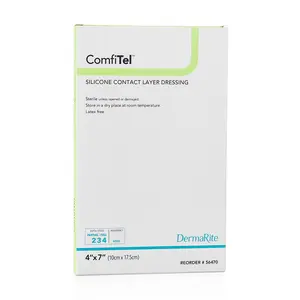 Comfitel Silicone Contact Layer Dressing, 4" X 7"