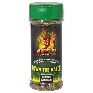 Down The Hatch - Hot Pepper Flakes - 13,000 SHU - Heat Mild Heat Bold Flavor Southwestern Flavor