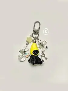 Handmade Beaded Mofu Series Fruit Keychain, Cute Fruits Design, Perfect Gift for Kids & Adults, Durable Material, Unique Accessory, Keychain Series Figures, Keychain for Bags