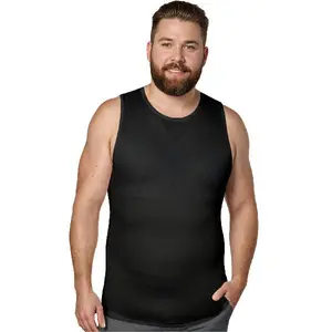 QORE LOGIQ Gynecomastia Compression Shirt Men - Premium Slimming Undershirt Compression Tank Top Mens Shapewear & Body Shaper