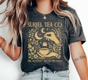 Suriel Tea Co Shirt, A Court Of Thorns & Roses Shirt Bookish T-Shirt, Feyre and Rhysand Shirt, Fisherr Clothes, Ladies Summer Outfits, Feminist Gifts
