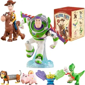 MINISO Disney Toy Story Happy Moments Blind Box Figures, Premium Collectible Figurines, Multicolor, Cartoon Theme, Desk Decor(1PC Random) Birthday Gift