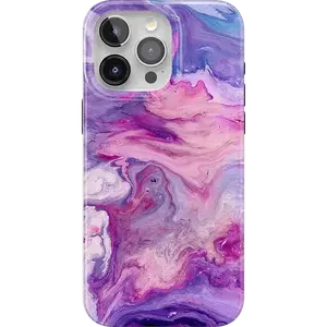 Casely iPhone 15 Pro Max Case | Tie Dying Over You | Purple Marble | Compatible with MagSafe | Classic Ultra Thin Design