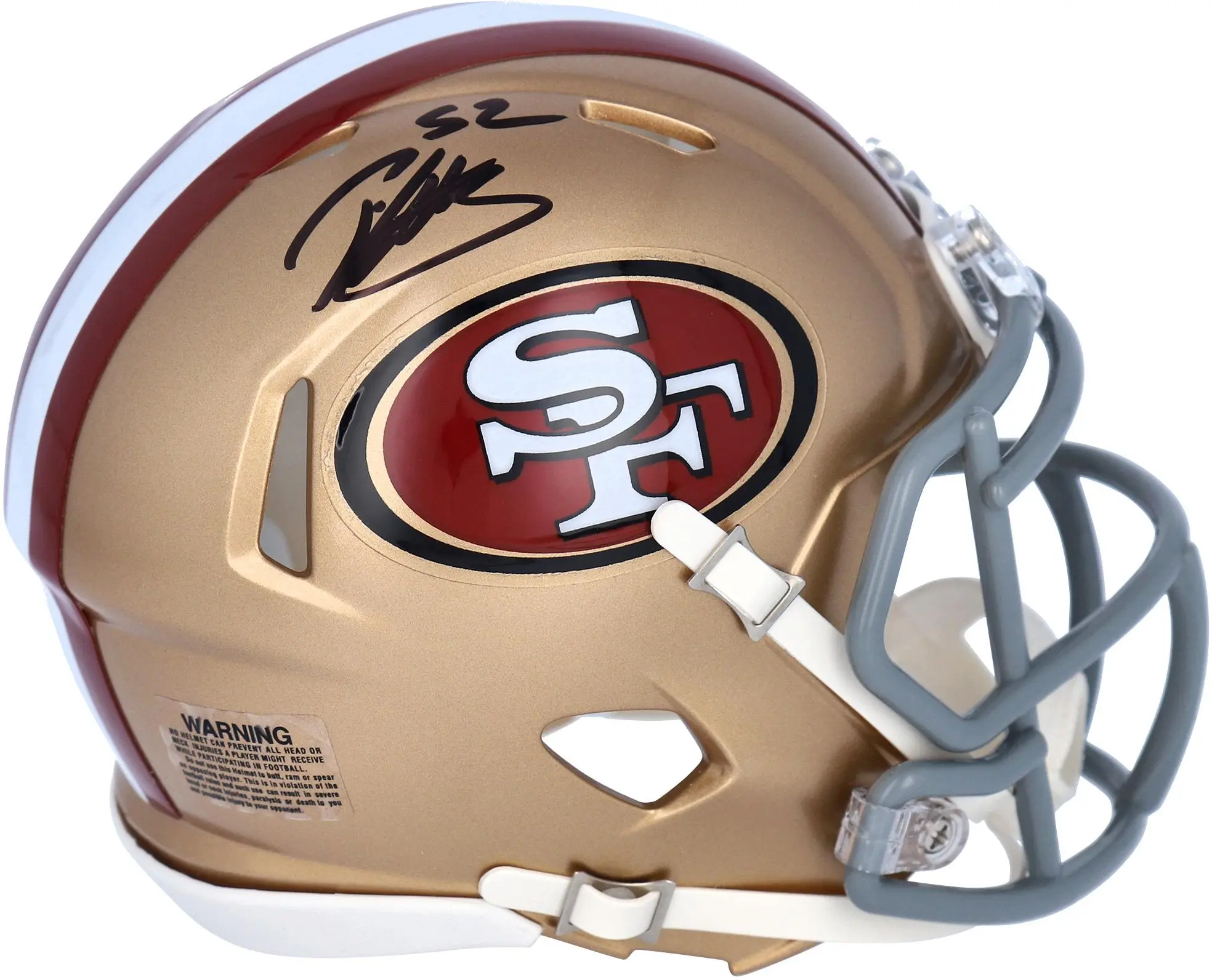 Patrick Willis San Francisco 49ers Autographed Riddell Speed Mini Helmet - Fanatics Authentic Certified