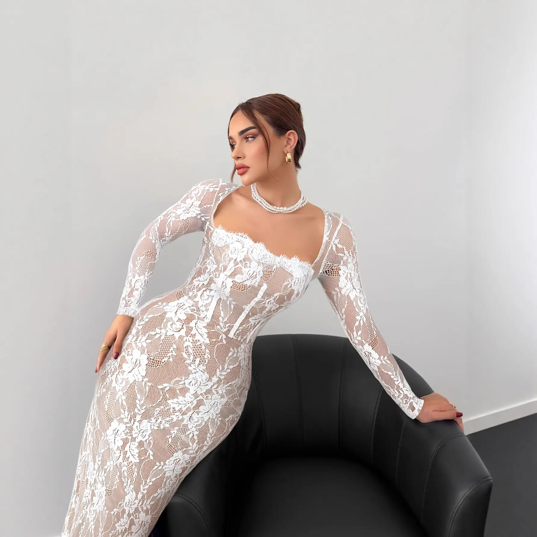 full lace dress - TikTok Shop