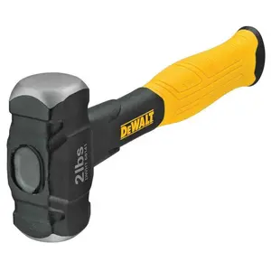 Stanley Tools 109380 2 lb Fiberglass Forged Steel Head Overstrike Protection Drilling Hammer