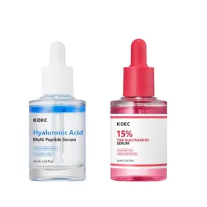 Niacinamide 15% Serum + Peptide Ha Facial Moisturizer, Deep Hydration & Soothing, Even Skin Tone & Collagen Production