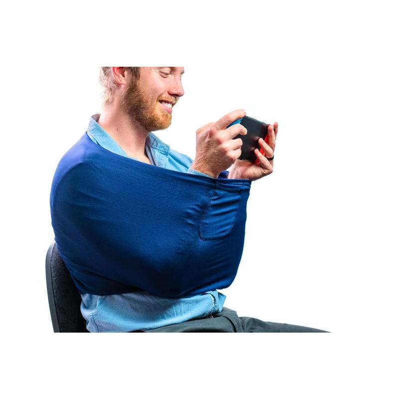 Armbie - Dual Arm Support Wrap; Use On Plane, Train, Bus; While Reading or Relaxing; At Dentist Office, Salon; Deep Compression Characteristics; Weighted Vest without the Weights; Personal Comfort; Wherever You Roam - Armbie's Got You Covered