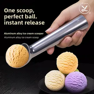 Aluminum Alloy Self-Melting Ice Cream Scoop, Ice Cream Ball Scoop, Ice Cream Shop Scoop